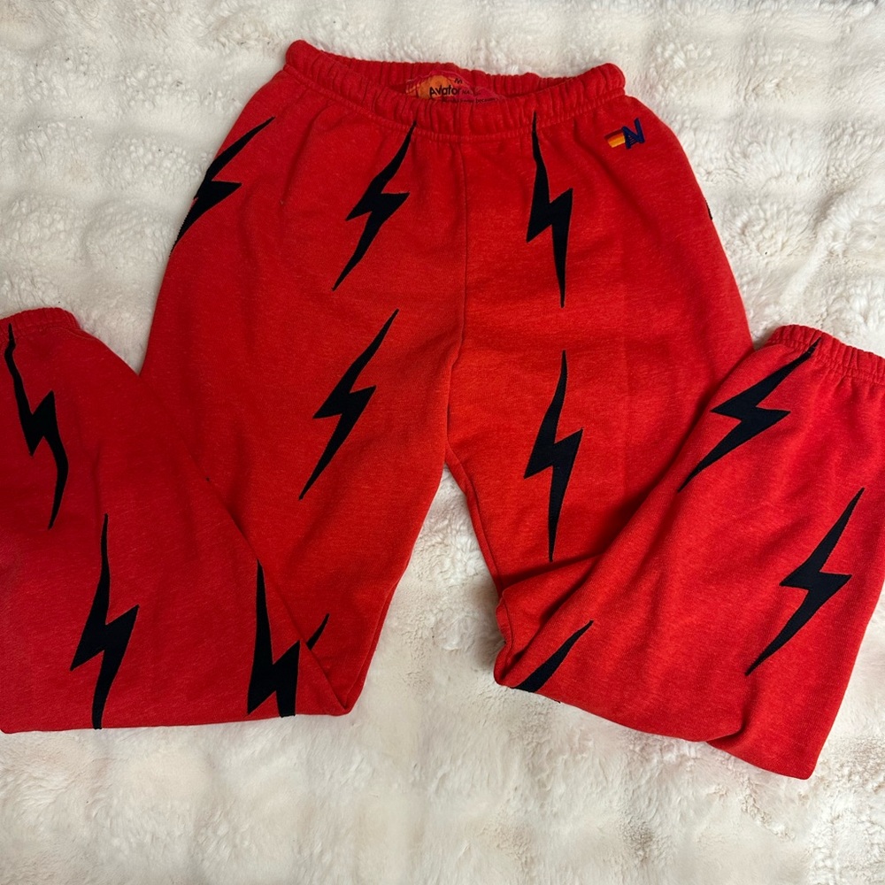 Aviator Nation Red Sweatpants (worn once)